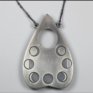 Bloodmilk Planchette Oracle Moon Phase Necklace - small